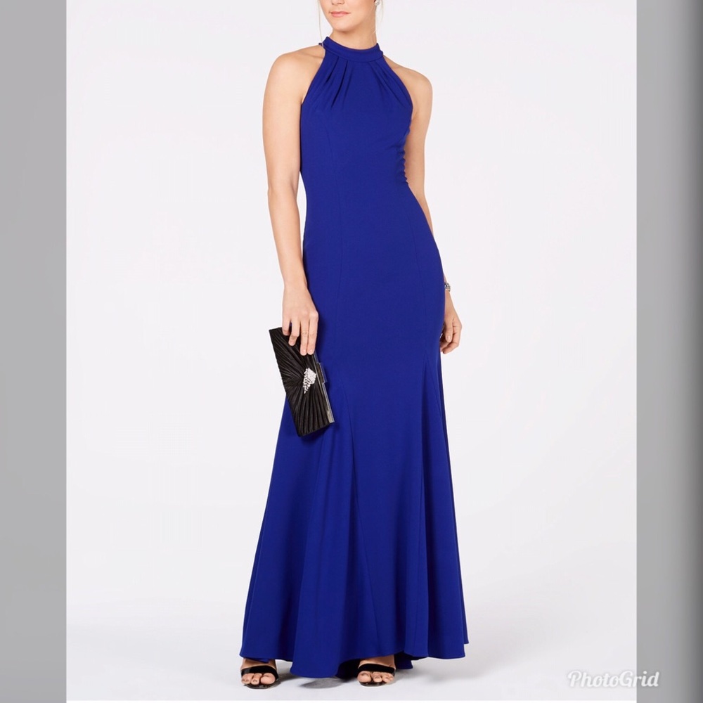 NWT Xscape Womens Halter Long Dress Gown X144